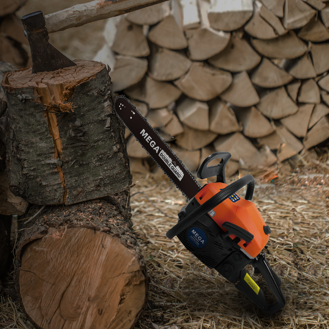 منشار  خشب سلسلة بنزين من ميجا 20 إنش - 550 مل