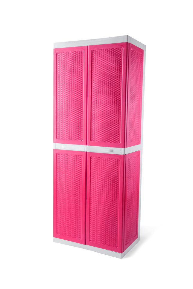 خزانة راتان تخزين كبيرة بأربع رفوف-من سامبا