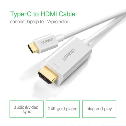كابل يو جرين USB-C إلى HDMI 4K@60Hz – 1.5 متر /30841