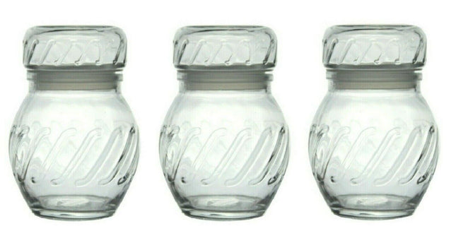 مجموعة علب بهارات 10 سم - 3 قطع