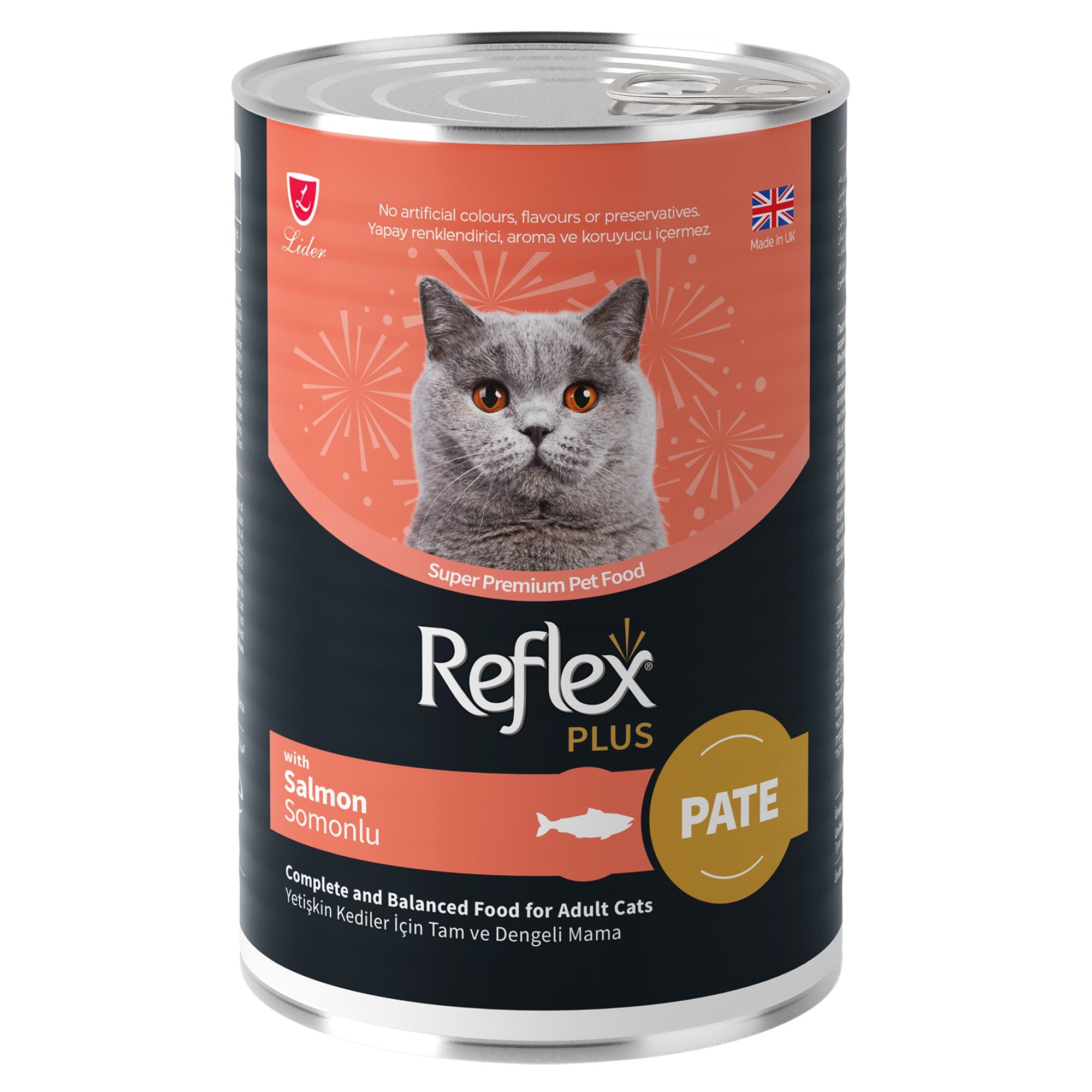 Reflex Plus Pate with Salmon Adult Cat Food |