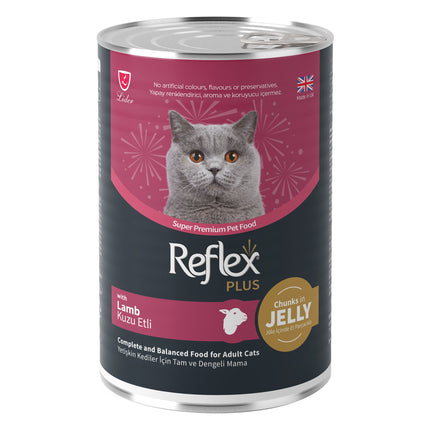 Reflex Plus Chunks in Jelly with Lamb Adult Cat Food