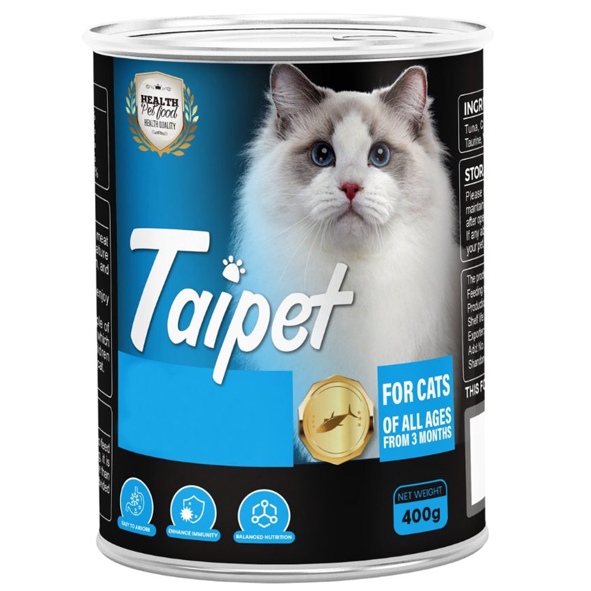 Taipet Wet Food 400g IN Mouse Tuna |