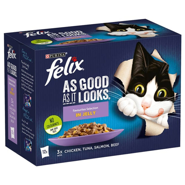 Felix Favourite Selection in Jelly 12x85g