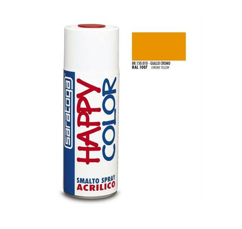 SARATOGA Paint Spray Chrome Yellow 400ML دهان رش اصفر