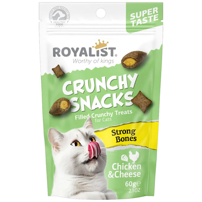 Royalist Crunchy Snacks Chicken & Cheese Strong Bones 60g