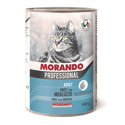 Morando ADULT PATÈ WITH CODFISH 400g