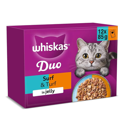 Whiskas Surf & Turf in Jelly 12x85g