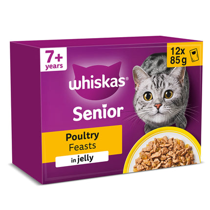 Whiskas senior poultry Jelly 12x85g