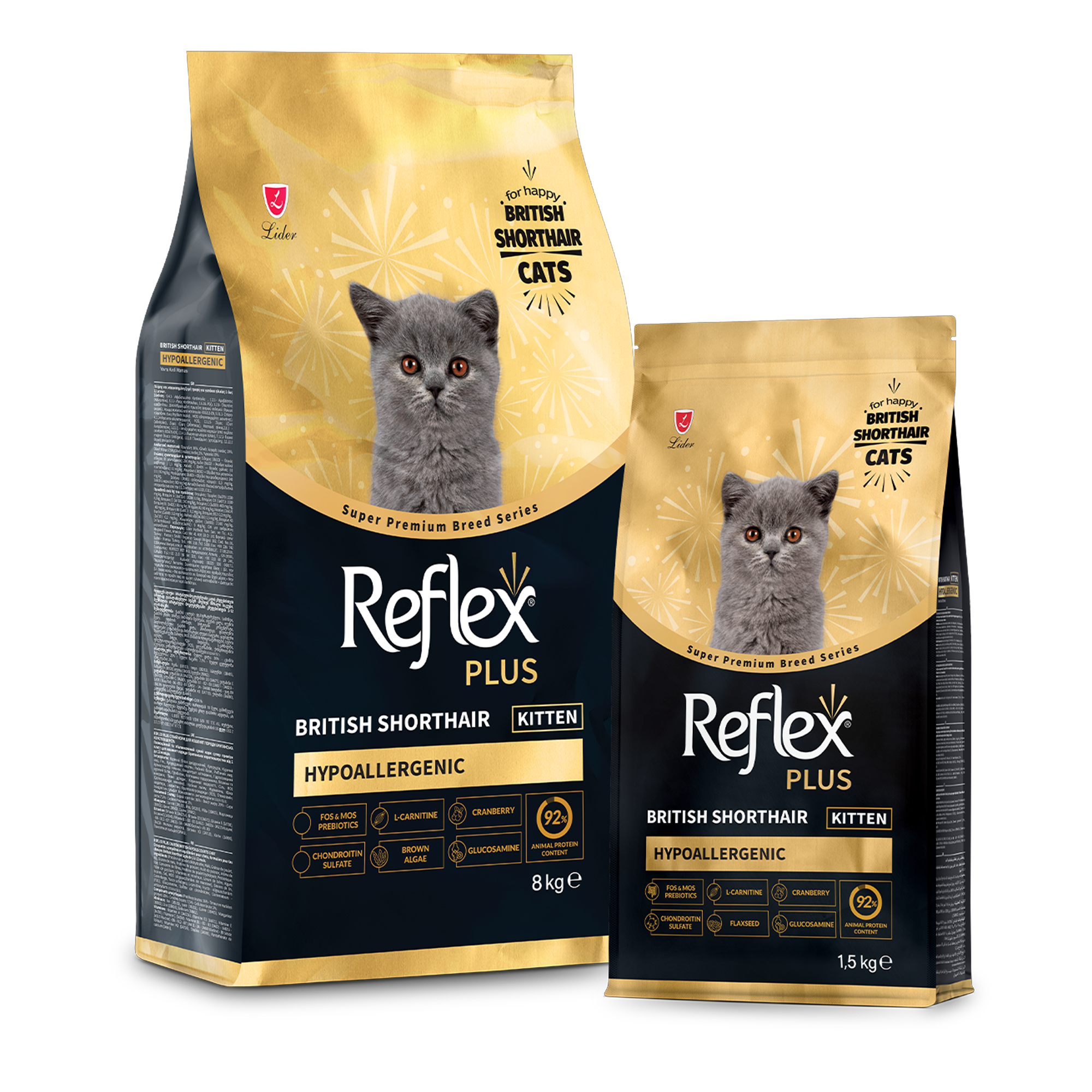 Reflex Plus British Shorthair Kitten Food 1.5Kg |