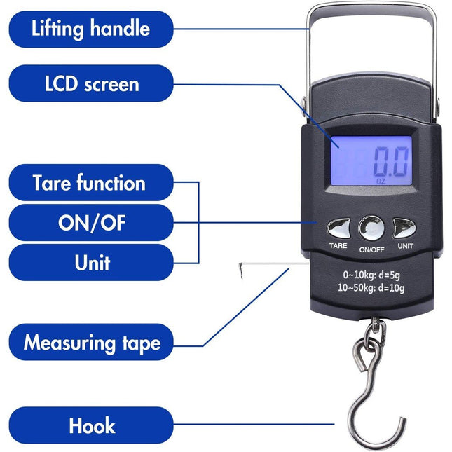 ميزان لشنطات السفر 50كيلو