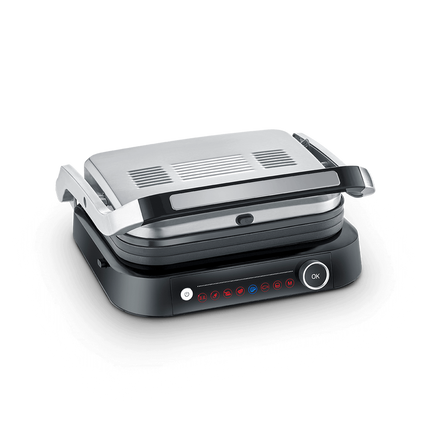 شواية سيفيرن بــ 7 برامج أوتوماتيكية، 1800 وات، أسود/فضي، KG 2395