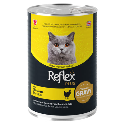 Reflex Plus Chunks in Gravy with Chicken Adult Cat Food