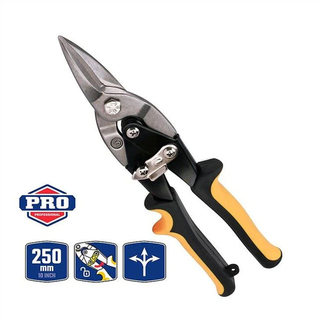 مقص صاج مستقيم WORKPRO مقاس 250 مم (10 بوصات) | WP214017