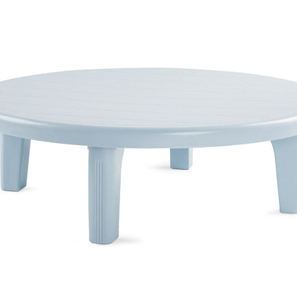 طبلية دائري بلاستيكية أرضية عملية وأنيقة للجلسات المريحة