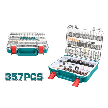 طقم إكسسوارات درمل  عدد 357 قطعة  Total TACSD13571