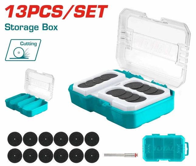 Fiber Cutting Discs Set 13 pcs Total TAKMG3013