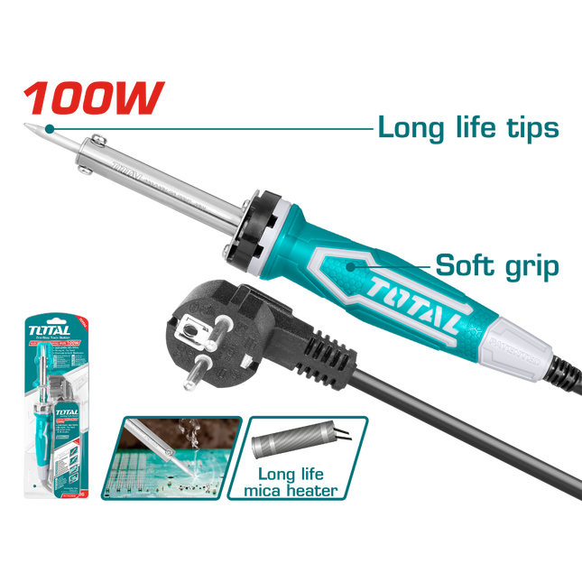 TOTAL 100W Electric Soldering Iron – TET10006