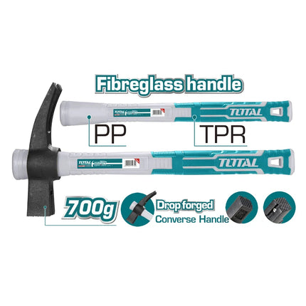 شاكوش طوبار مع يد فيبر Total THCHIT7006