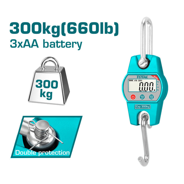 ميزان رافعة توتال 300 كجم (THESA63001) – دقة وأداء عالي