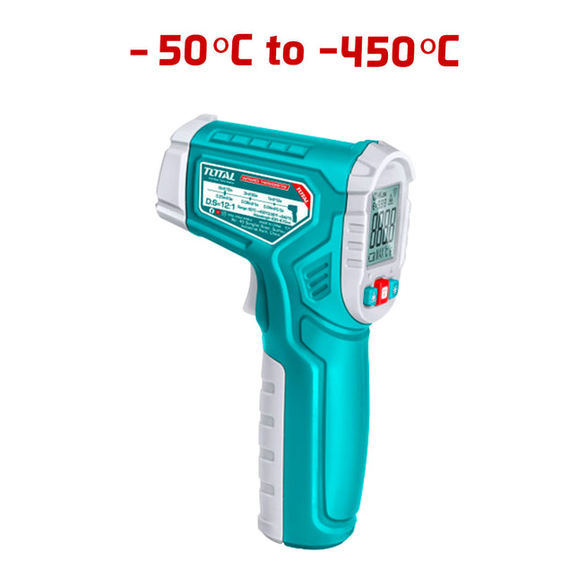 ميزان حرارة ليزر من توتال (-50°C / +450°C) دقة عالية