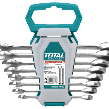 طقم شق رنج طقطيقة 8 قطع 8-19 ملم  Total  THT102RK086