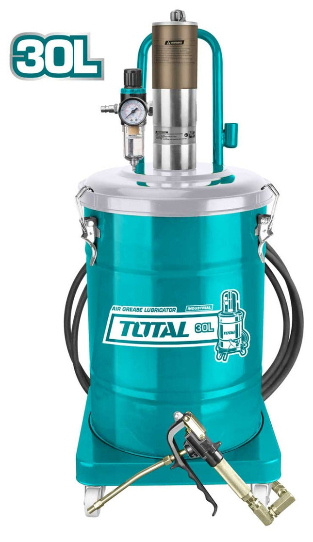 TOTAL جهاز تشحيم هوائي 30 لتر THT118302 – كفاءة وتشحيم دقيق