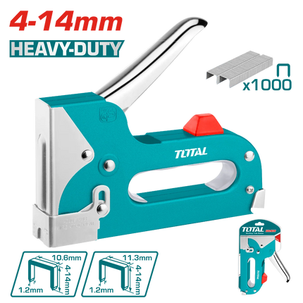 مكبس تنجيد 4-14 ملم مع كبسات – أداة تثبيت كلبسات عالية الجودة Total THT31142
