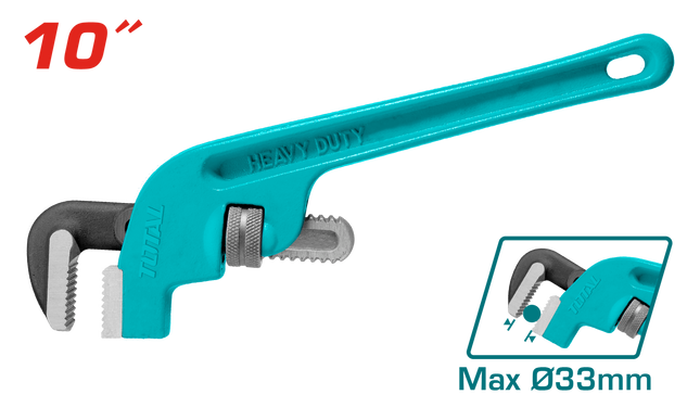 مفتاح مواسير أعوج 10 إنش من توتال – قوة وتحكم مثالي