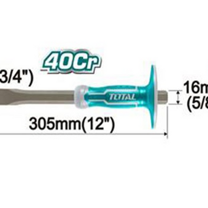 ازميل مبسط 30 سم *16 ملم توتال (THT4411216)