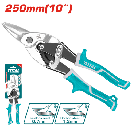مقص صاج مستقيم 250ملم من توتال (THT522106)