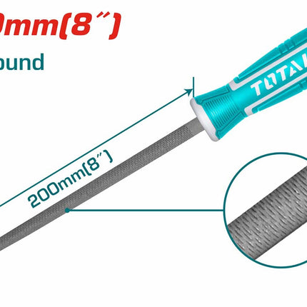 مبرد حديد مبروم 8″ توتال (THT91386)
