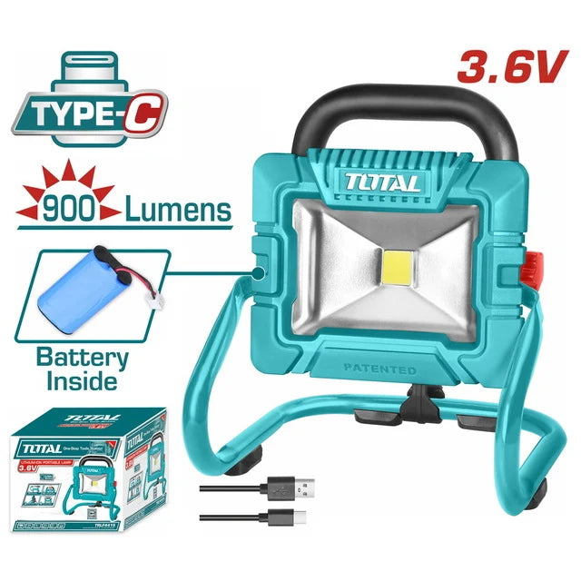 Rechargeable Spotlight with Fixed Battery 3.6V – Total TRLF4415