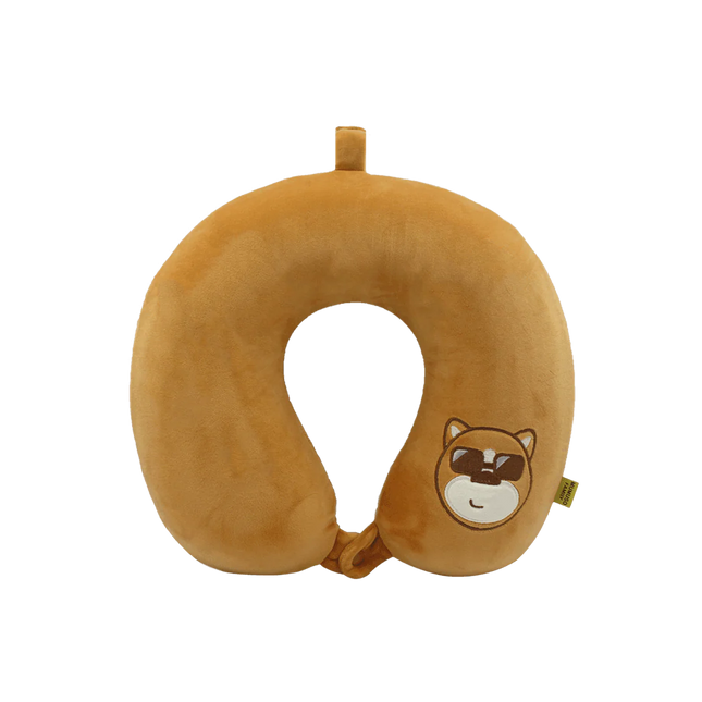 وسادة للرقبة على شكل حرف U من الإسفنج الذكي