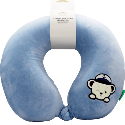 وسادة رقبة من الفوم على شكل حرف U