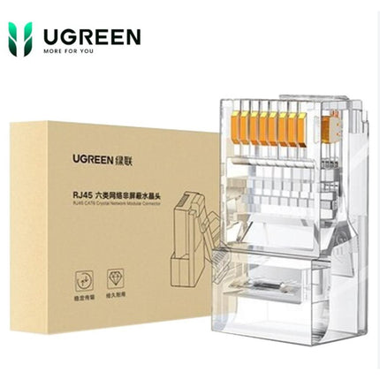 UGREEN Cat 6 Unshielded RJ45 Modular Plugs (10 Pack-50 Pack-100 Pack) | NW120