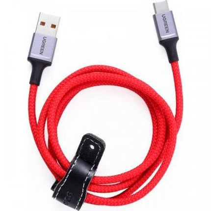 كيبل يوجرين USB 2.0 إلى تايب سي 6 أمبير من سبائك الألومنيوم 1 متر (أحمر) | 20527