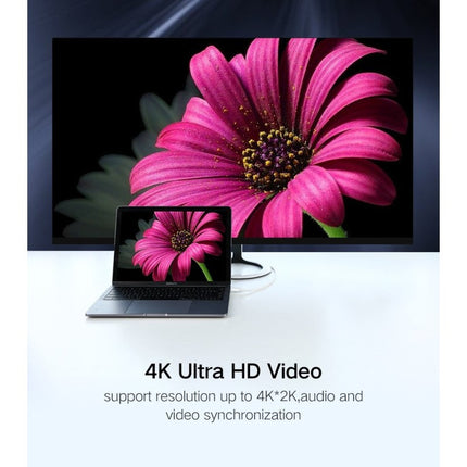 كابل يو إس بي من النوع سي ذكر إلى منفذ ديسبلاي بورت أنثى 4K بطول 1.5 متر من يوجرين /MM139