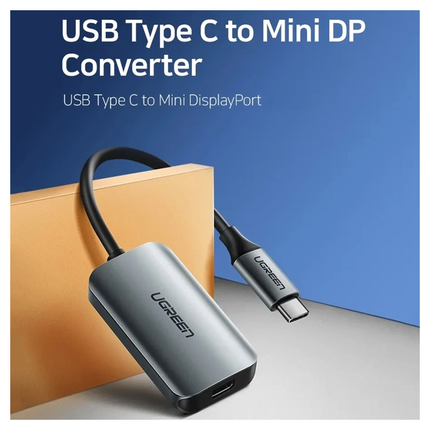محول من يوجرين يو اس بي الى ميني دي بي | UGREEN USB-C to Mini DP Female Adapter| 60351