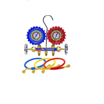 Uniweld Pneumatic Tools & Equipment V Brass Manifold LPF  || ساعة شحن اكسجين