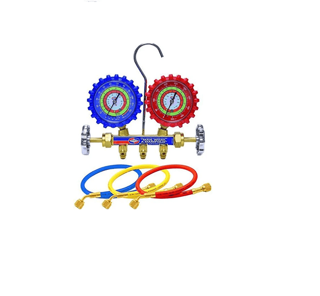 Uniweld Pneumatic Tools & Equipment V Brass Manifold LPF  || ساعة شحن اكسجين