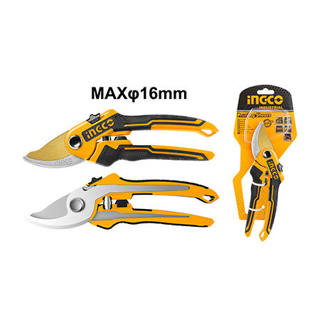 INGCO 85 Heavy Duty Pruning Shears with Metal Frame and Comfortable Handle for Excellent Performance