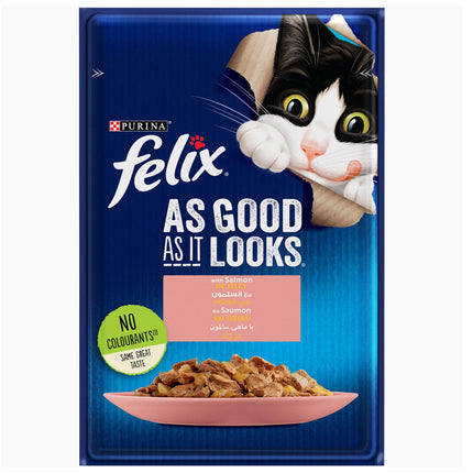 Felix Wet Food Salmon in Jelly Cat Food 85g
