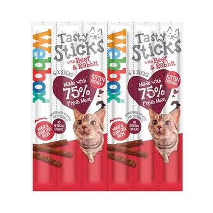 webbox tasty sticks Beef And Rabbit 6pcs