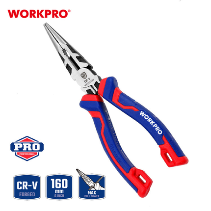 WORKPRO 6-inch 160mm Long Nose Pliers (WP231020)
