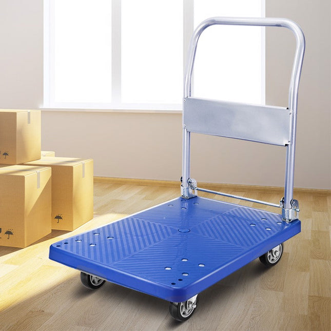 عرباي مسطحة ازرق 300 كيلو غرام  73*43سم