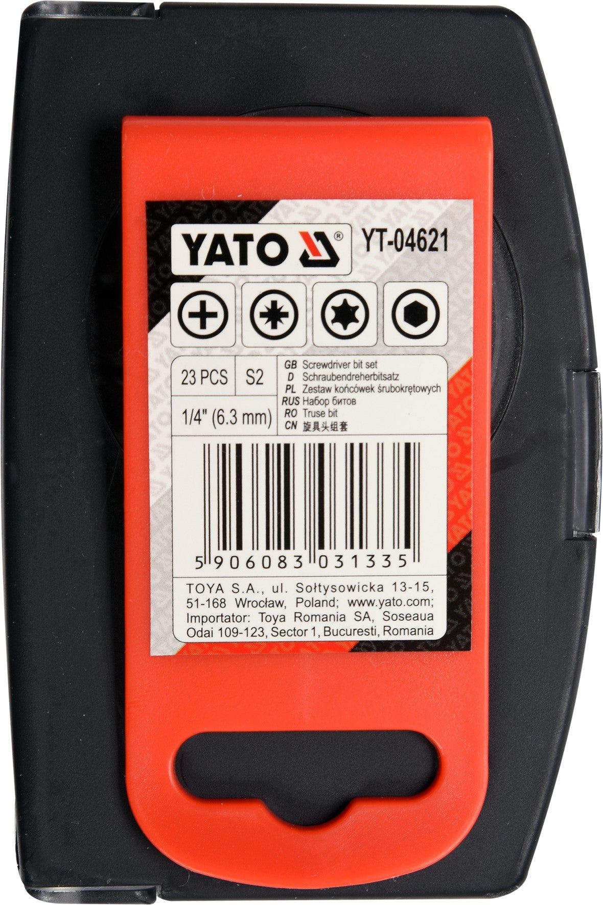 طقم راسيات براغي 23 قطعة ياتو | Yato طقم راسيات براغي 23 قطعة ياتو | Yato