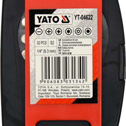 طقم راسيات براغي 33 قطعة ياتو