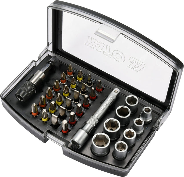 طقم راسيات براغي وبوكسات 34 قطعة ياتو