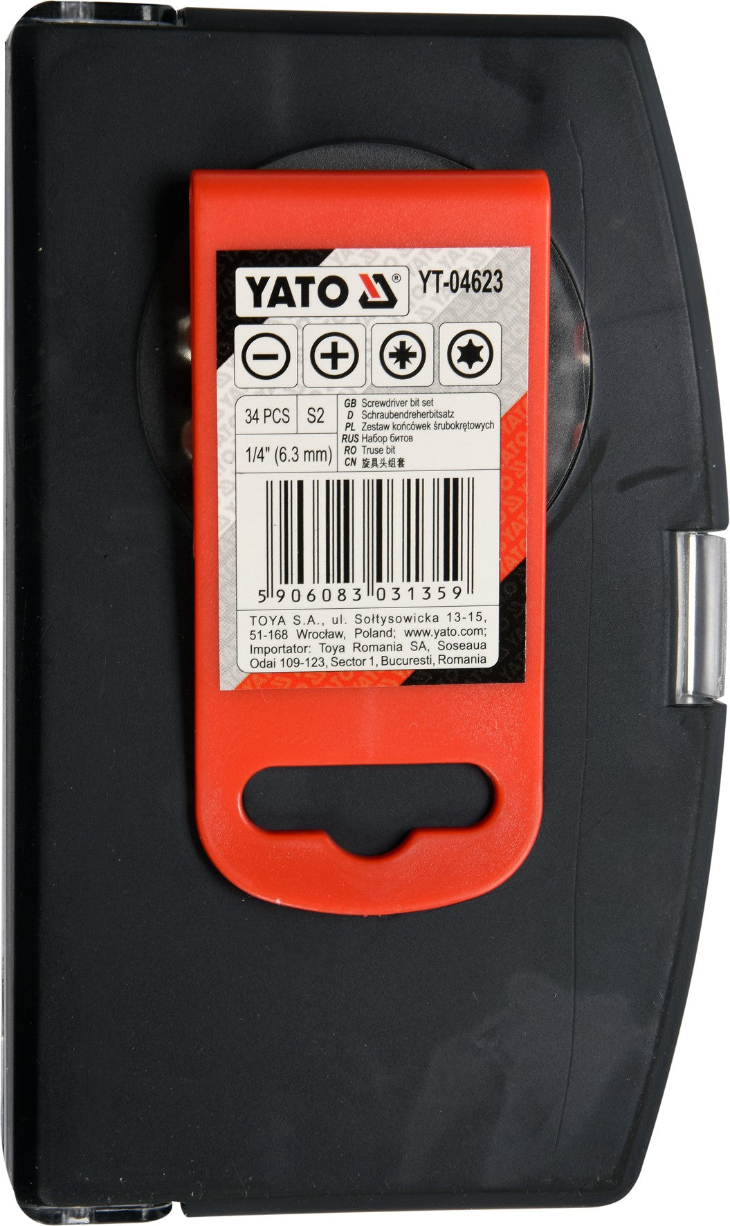 طقم راسيات براغي وبوكسات 34 قطعة ياتو | Yato طقم راسيات براغي وبوكسات 34 قطعة ياتو | Yato